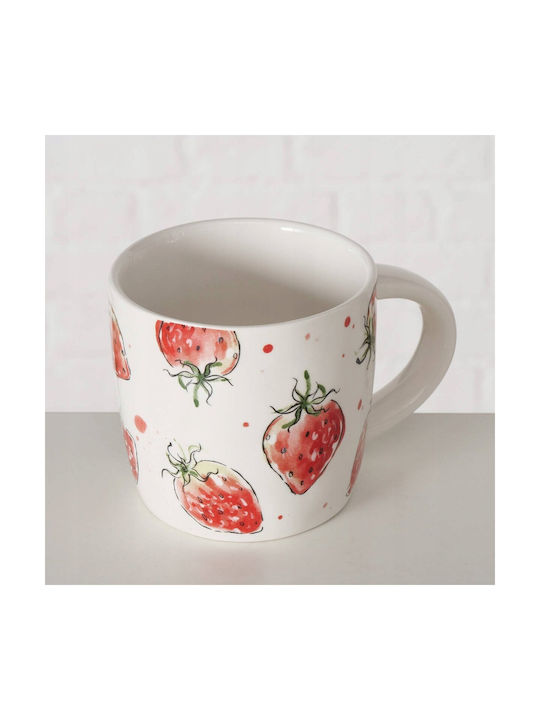 Boltze Mug Ceramic Red 450ml