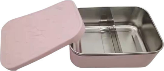Queen Mother Кутия за обяд Inox Розов 1бр