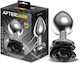 LateToBed Anal Plug Medium Black 9.1cm