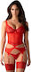 Obsessive Cupide Sexy Corset Red