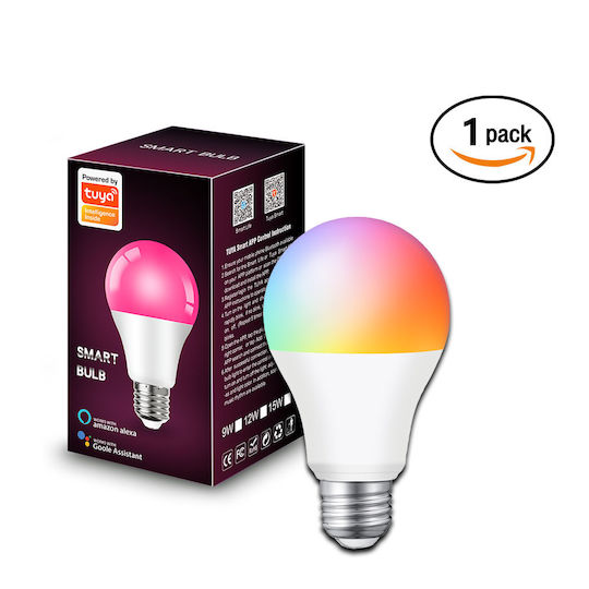 Smart Λάμπα Tuya LED 9W RGB