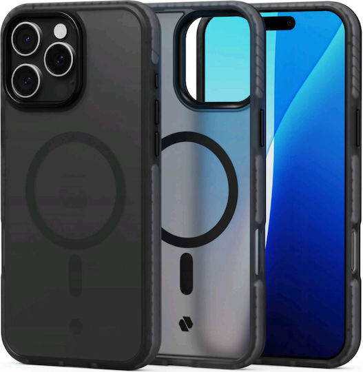 Spacecase Hybrid Fusion Mag Задна корица Пластмаса Черен (iPhone 16 Pro Max)