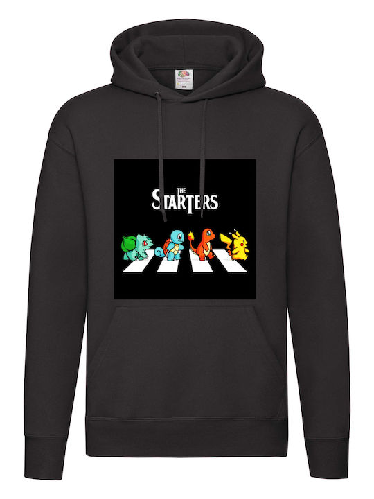 Fruit of the Loom Hoodie Pokemon Black
