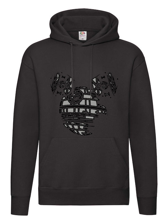 Fruit of the Loom Hanorac cu glugă Star Wars Negru