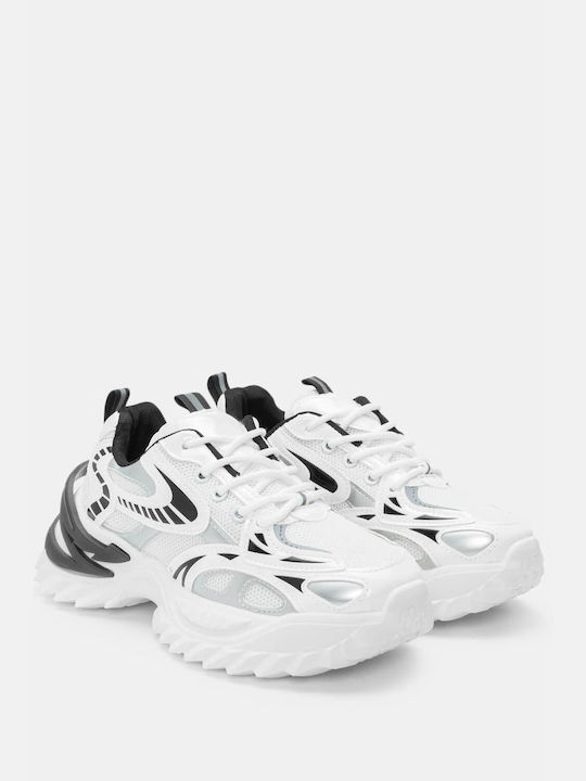 Luigi Chunky Sneakers White