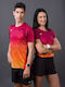 Tricou Tehnic Wave Vulcan Bluza Sport Cu Mânecă Scurtă Portocalie