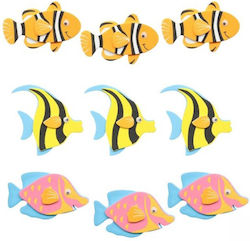 Foam Shapes Tropical Fish 12 Pieces