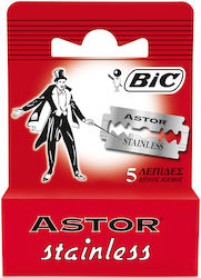 BIC Astor Stainless Ανταλλακτικές Λεπίδες 5τμχ