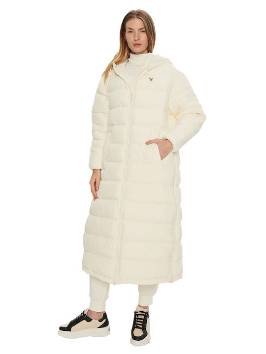 Guess Μακρύ Γυναικείο Puffer Μπουφάν για Χειμών...