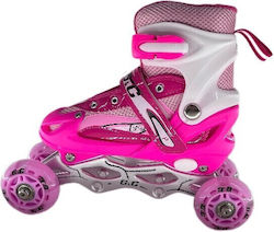 GC Inline Adjustable Rollers Pink 3 in 1 Ενηλίκων/Παιδικά