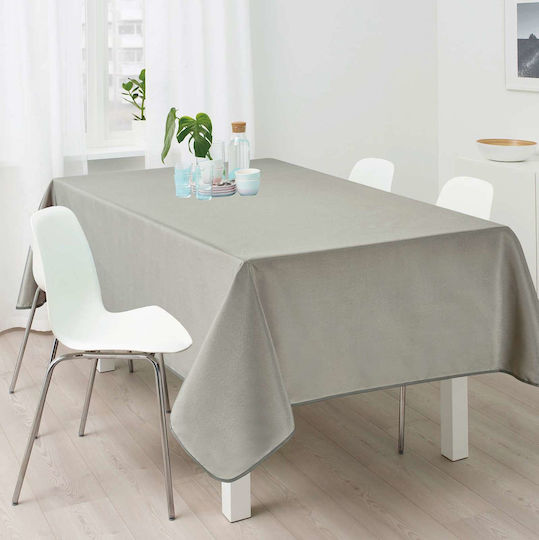 Kipper Stain Resistant Beige Tablecloth 150x220cm