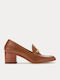 Leder Pumps Braun
