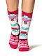 Heat Holders Lite Christmas Sosete termice pentru femei Roz