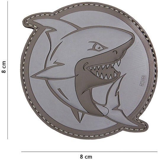 Patch Σακιδίου 101 Inc Attacking Shark Grey