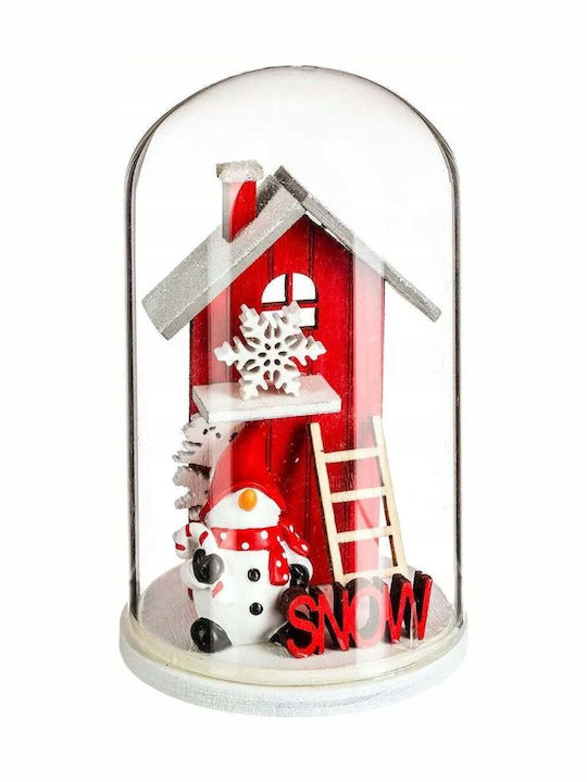 Atmosphera Atmosphera Christmas Decoration Glass Dome Wooden Christmas House 12 Cm 13435557 5902973434507
