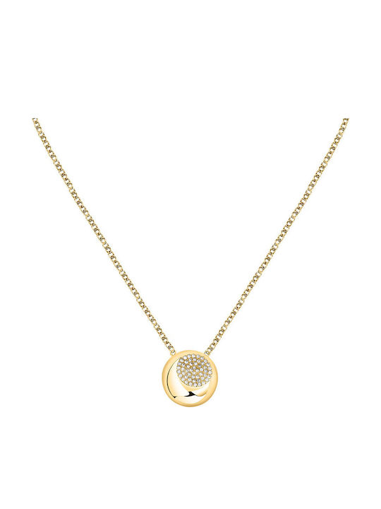 Chronoro Charm Geometrisch aus Vergoldet Stahl mit Zirkon