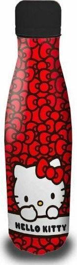 Coriex Kinderflasche Hallo Kitty Rostfreier Stahl Rot 500ml