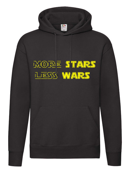 Fruit of the Loom More Stars Less Wars No4 Original Hanorac cu glugă Star Wars Negru