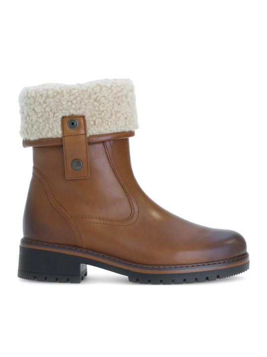 Gabor Leder Stiefeletten Damen Braun