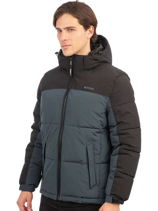 Rebase Μπουφάν Puffer Πετρόλ