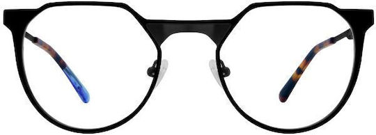 Urban Owl Acetate Prescription Eyeglass Frame Black KARL-C1