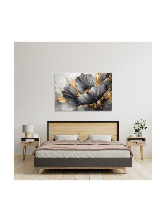 Megapap Flowers Whispering In The Night Πίνακας σε Καμβά 140x100cm