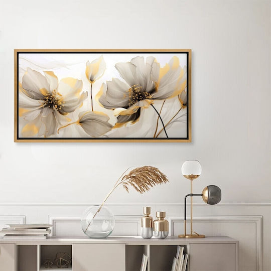 Megapap Ethereal Blossom Πίνακας σε Καμβά 120x60cm