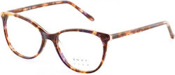 Envy Femei Rame Ochelari Fluture Maro Broască țestoasă EN6276-C6