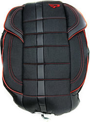 Huse Universale pentru Scaune Auto Idealstore Model Panda Premium Material Antiderapant Respirabil Cusături Speciale Airbag Imitație Piele Textilă
