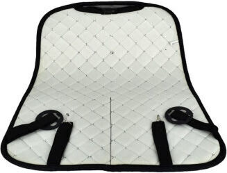 Car Seat Back Protector Idealstore Pockets Imitation Leather Size 61.5 X 47.5cm Waterproof Black