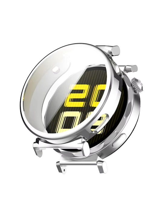 Best Accessories 2 In 1 Protective Case Silver Huawei Watch Gt5 41mm