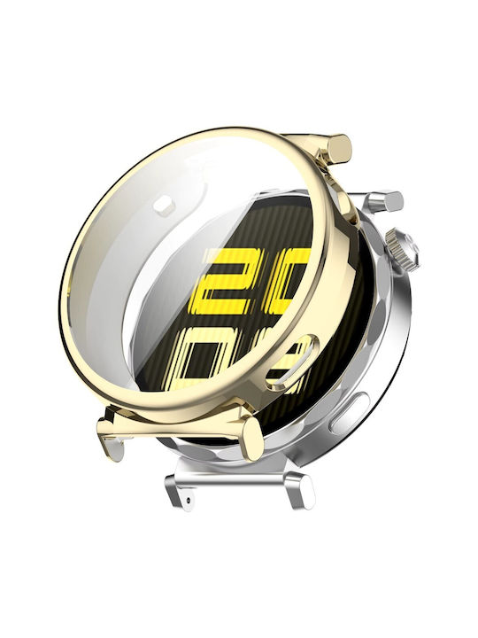 Best Accessories 2 In 1 Protective Case Gold Huawei Watch Gt5 Pro 42mm
