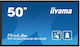 Iiyama TF5039AS-B1AG Публичен Дисплей LCD VA 4K UHD 49.5" с Touch Screen