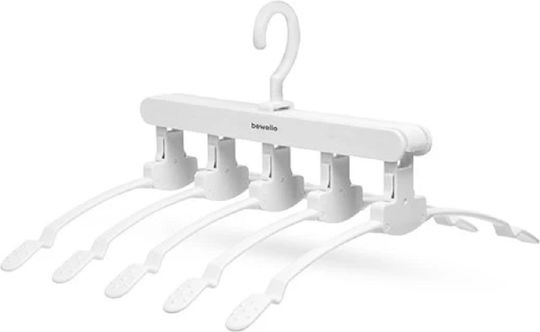 Bewello Clothes Hanger White 5pcs