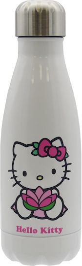 CyP Brands Ανοξείδωτο Παιδικό Παγούρι Hello Kitty με Καλαμάκι Πολύχρωμο 550ml