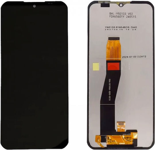 Oukitel Οθόνη με Μηχανισμό Αφής για OUKITEL WP52 (Μαύρο)