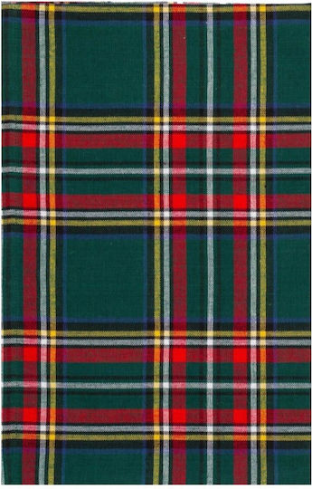 Amo La Casa Față de Masă din Bumbac cu Carouri 45x140 Tartan Chiparos