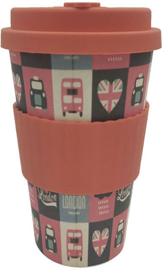 London Чаша Бамбук Red 400мл