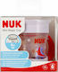 Nuk Παιδικό Ποτηράκι Mini Magic από Σιλικόνη Κόκκινο 160ml για 6m+