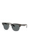 Ray Ban Clubmaster Unisex Γυαλιά Ηλίου με Γκρι Σκελετό και Γκρι Polarized Φακό RBR0504S 670781