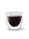 Vialli Design Set of Cups Espresso Glass White 80ml 2pcs