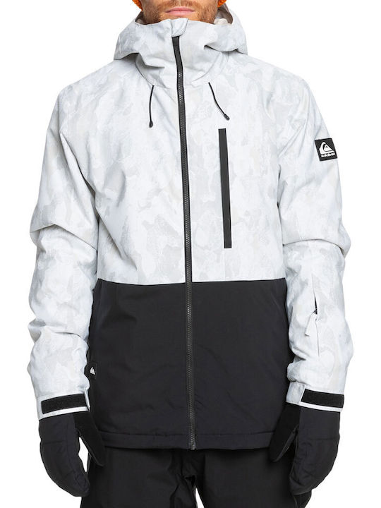 Quiksilver Mission Printed Block Men's Ski & Snowboard Jacket Multicolour EQYTJ03478-WDW1