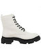 Stiefeletten Damen Weiß