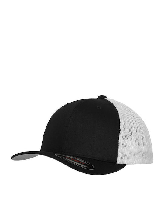 2-tone Men's Trucker Cap Black