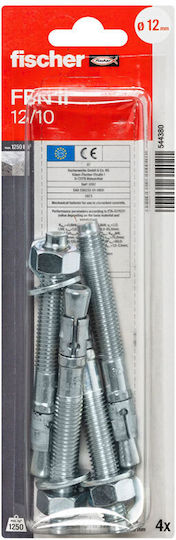 Ancoră Retractabilă Fischer Fβν Ιι 12/10cm 4 Bucăți