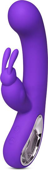 12-speed Purple Color Silicone Rabbit Vibrator