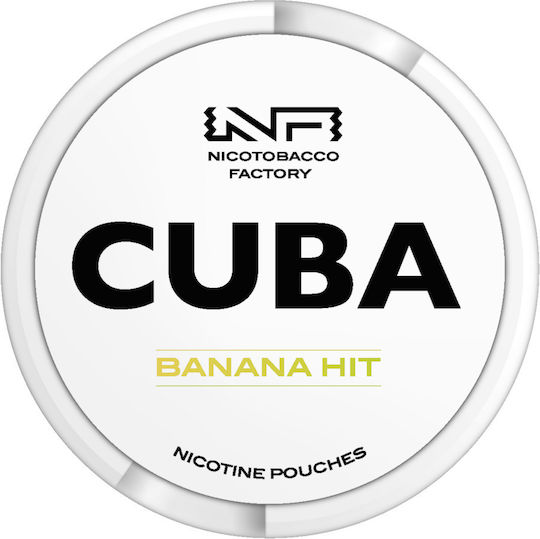 Cuba Lux Banana Hit Пакети Никотин 16мг с Вкус Бананов удар