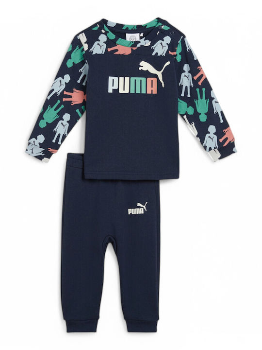 Kinder Sweatpants Set - Jogginganzug Marineblau 2Stück Jr X