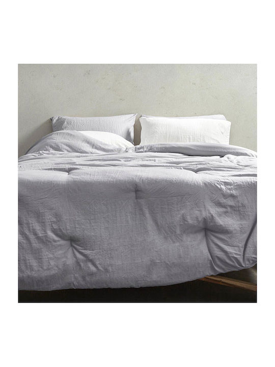 Cannon Bettdecke Großes Doppelbett 220x240cm Light Gray 270 GSMGsm