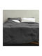 Cannon Bettdecke Großes Doppelbett 220x240cm Dark Gray 280 GSMGsm